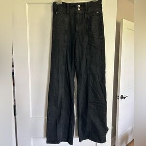 Black Wide-Leg Jeans - Universal Thread